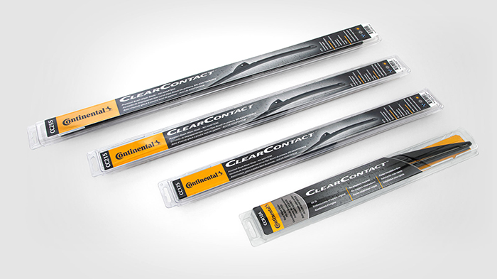 Continental Debuts Full Line of ClearContact Premium Beam Windshield Wiper Blades