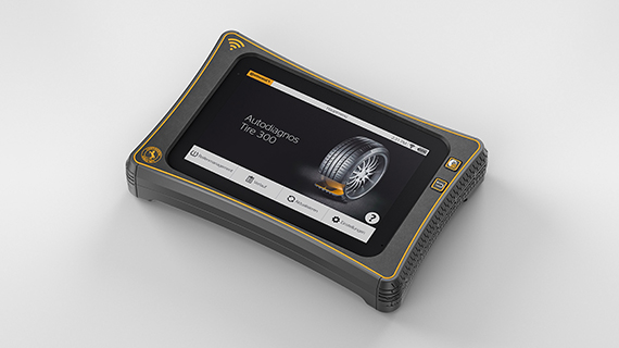 Autodiagnos Tire 300 - die All-in-One Lösung für RDKS-Service und Reifenmanagement für Pkw & Nfz.