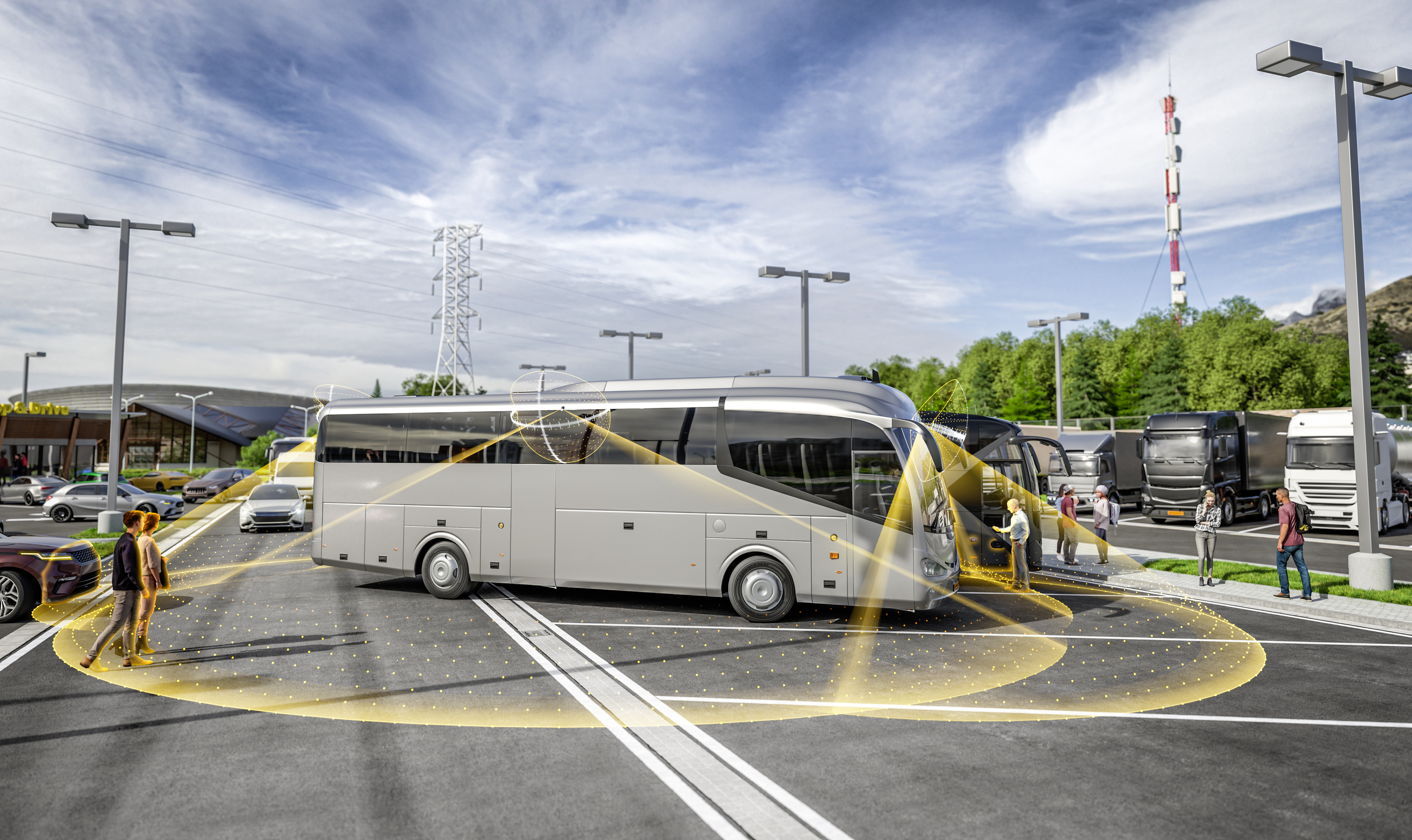 Continental Proviu Coach Bus 42X25cm 300Dpi Highres RGB