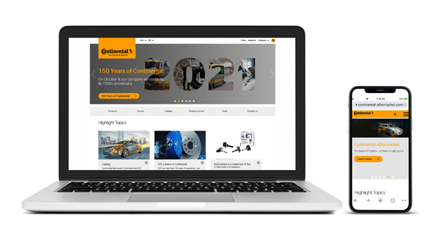 Continental Launches New North America  Automotive Aftermarket Website