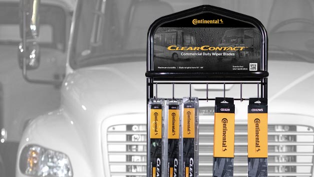 Continental ClearContact Commercial Duty Wiper Display Lets Retailers Choose Ideal Product Mix